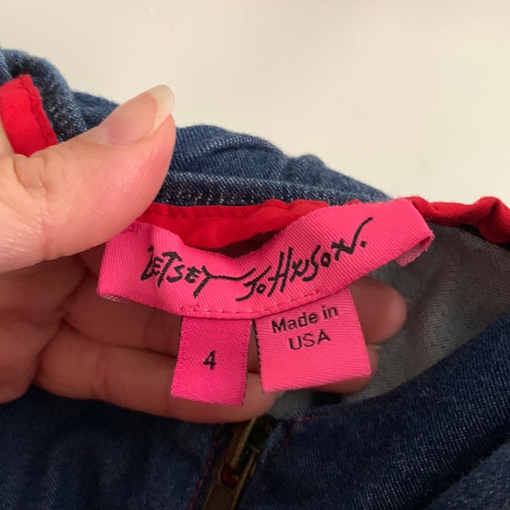 Betsey Johnson Denim Style Dress - Picture 2 of 4
